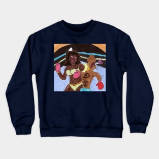 She's a Real Knockout! Crewneck Sweatshirt